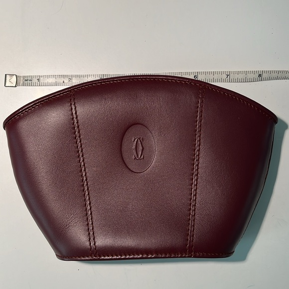 Cartier Must De Cartier small zip pouch EUC - Picture 10 of 10